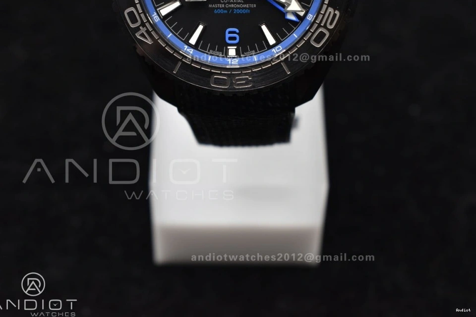 Planet Black Strap VSF Deep Ocean Real Nylon Best Black Blue Clone 45.5mm Ceramic A8906 1:1 Edition Super on 1108